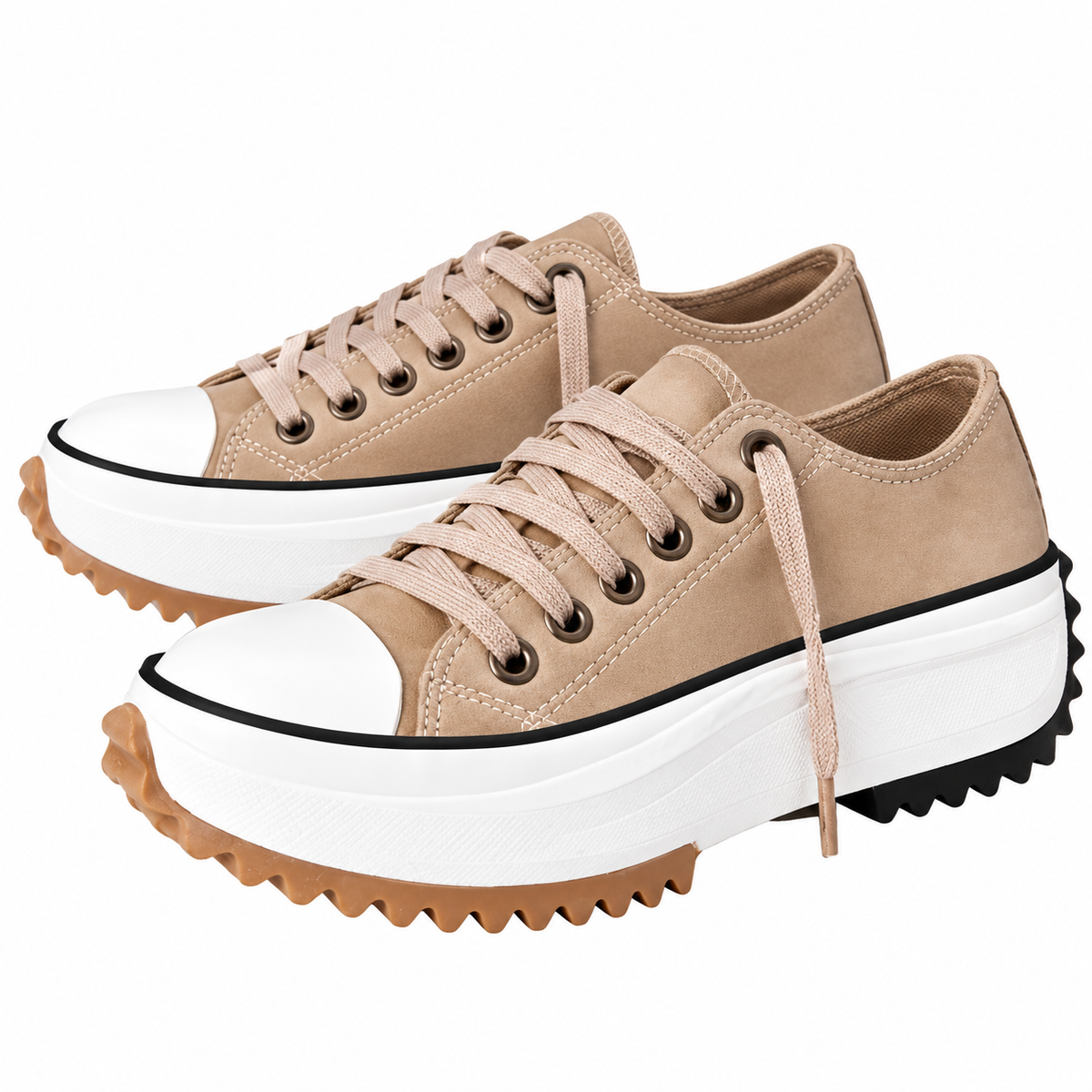 Zapatilla Plataforma Alba Beige