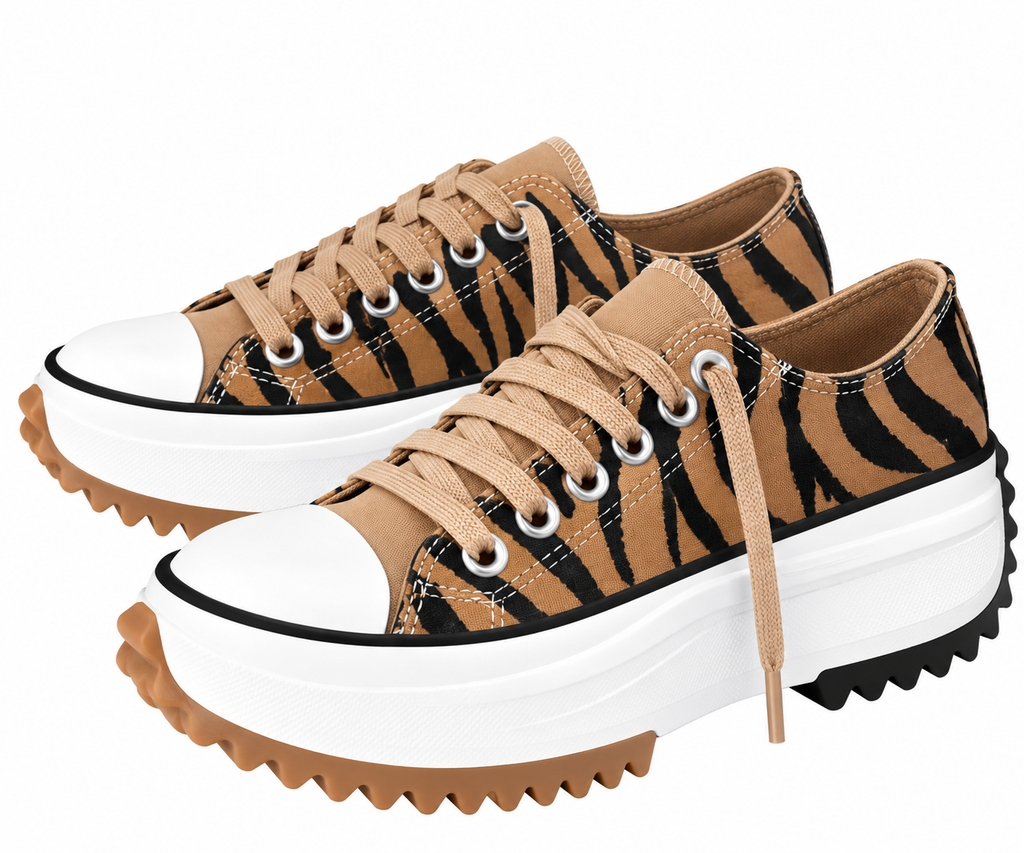 Zapatilla Plataforma Alba  cebra