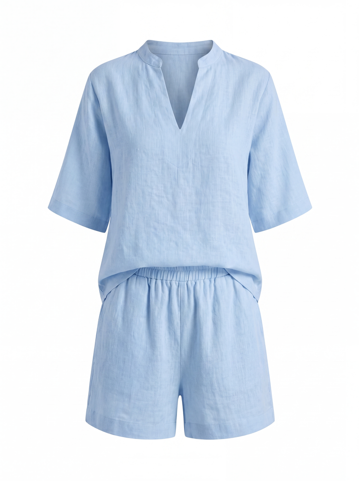 Conjunto Carmen Azul Claro