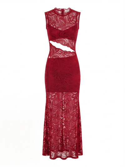 Vestido Elena Rojo Cereza