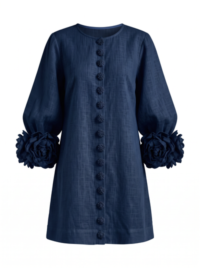 Vestido Beatriz Azul Marino