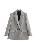 Blazer Alba Gris
