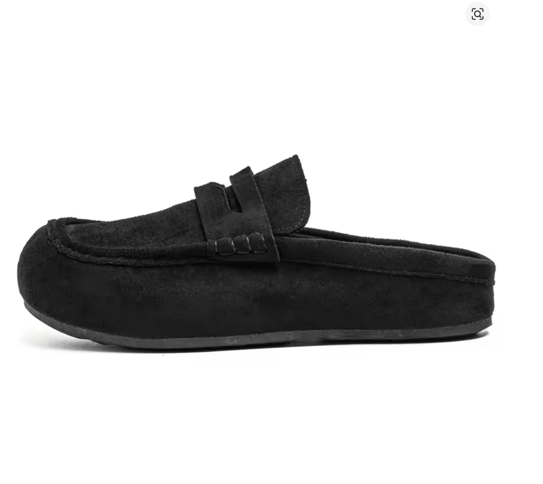 Mocasín Destalonado Paula Negro