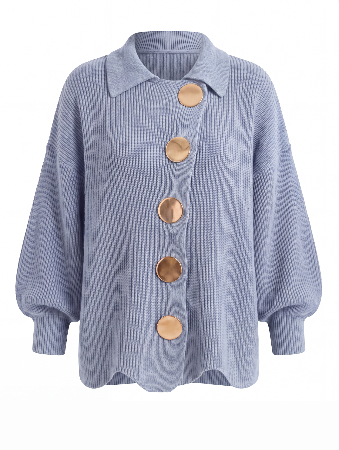 Chaqueta Carmen Azul empolvado