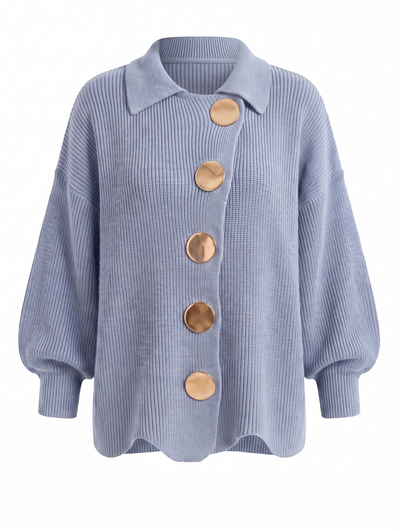 Chaqueta Carmen Azul empolvado