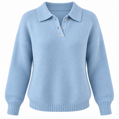 Jerséi Cuello Polo Julia Azul Cielo
