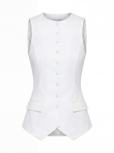 Chaleco Nuria Blanco
