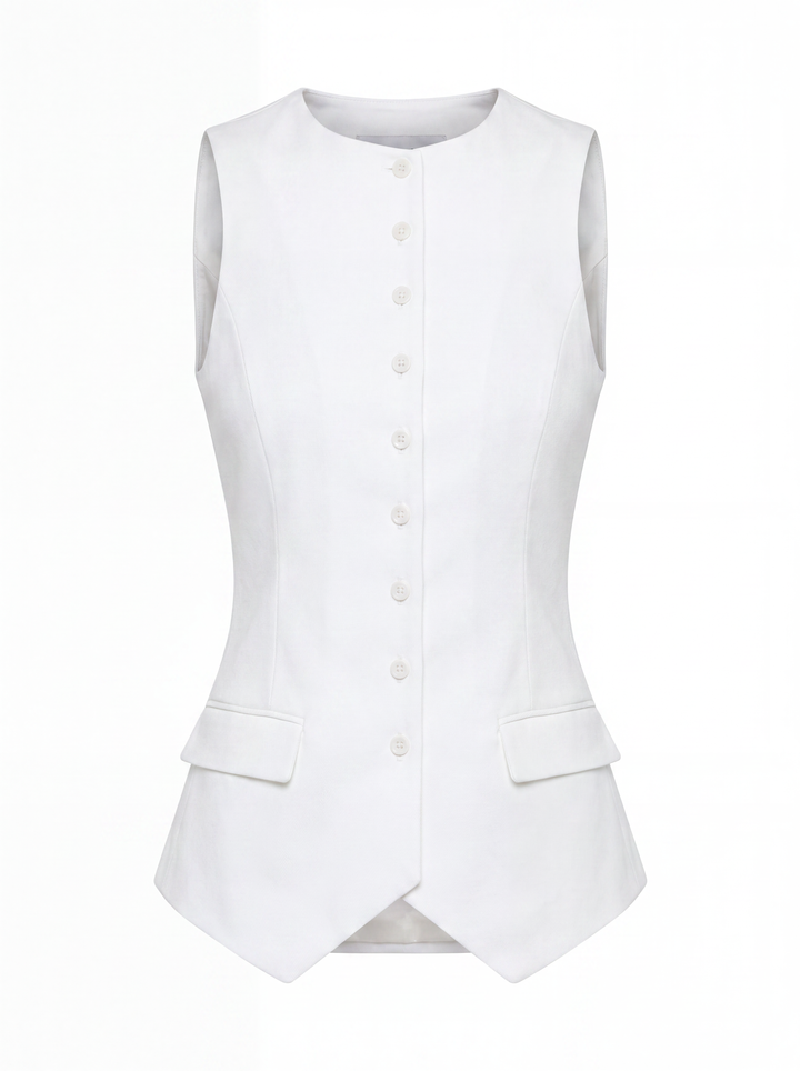 Chaleco Nuria Blanco