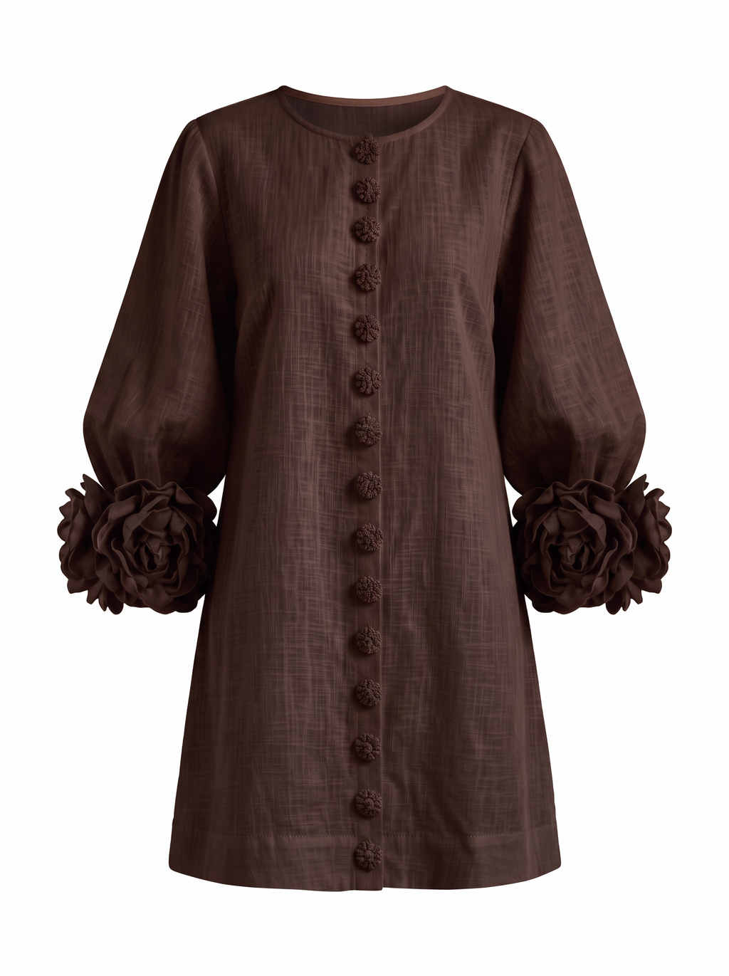 Vestido Beatriz Marrón chocolate