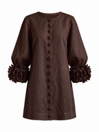 Vestido Beatriz Marrón chocolate