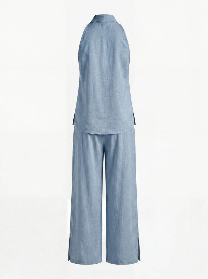 Conjunto Gala Azul Niebla