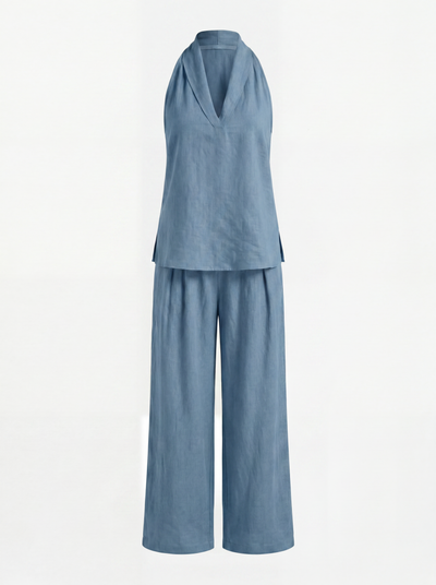 Conjunto Gala Azul Niebla